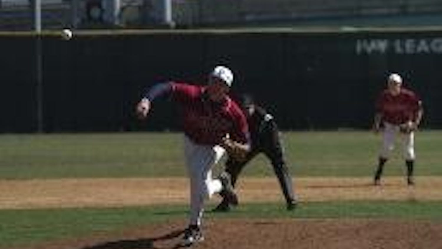 Crimson boot the ball, then get the boot