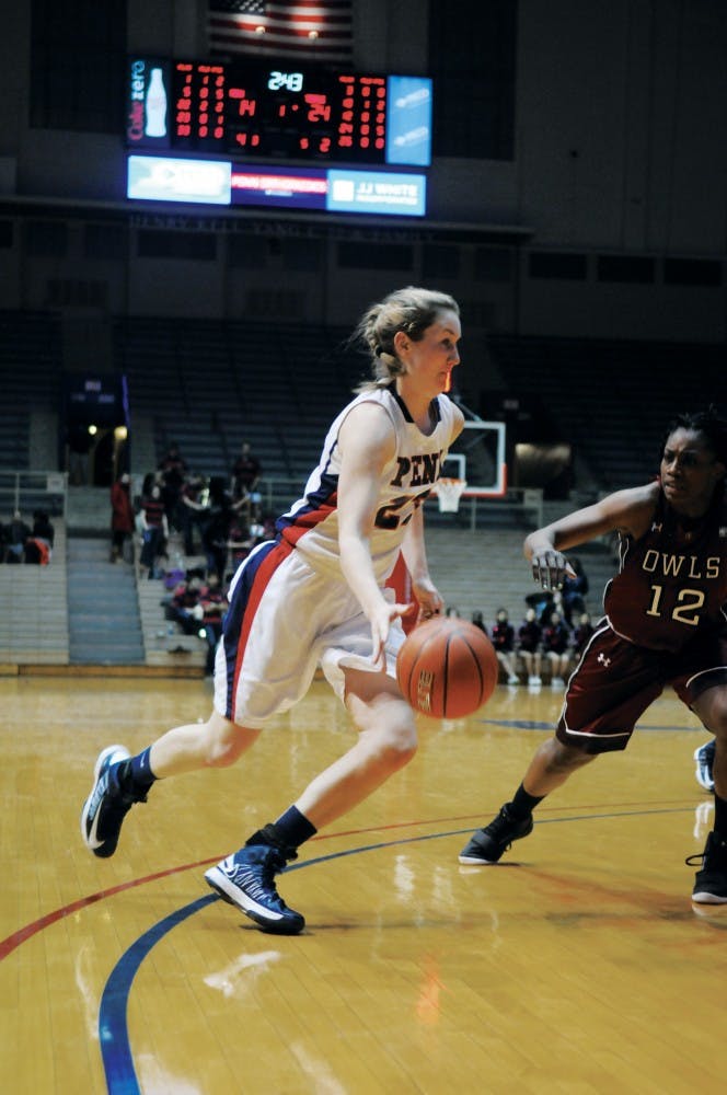 Women's Hoops v Temple, Penn loses 