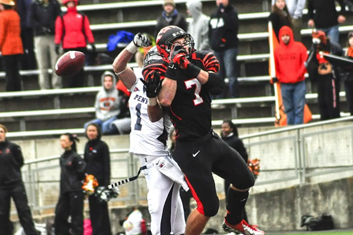 Penn Quakers vs Princeton Tigers.