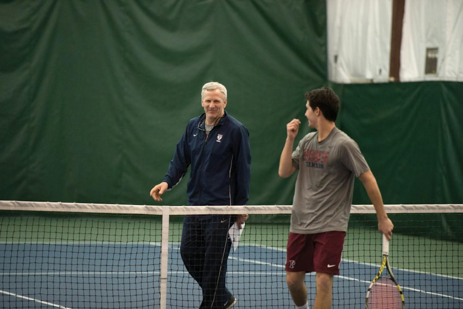 Penn men's tennis coach David Geatz, who played for New Mexico during his collegiate days and coached the team from 1983-1988, led the Quakers to a dominant victory over his alma matter last weekend.