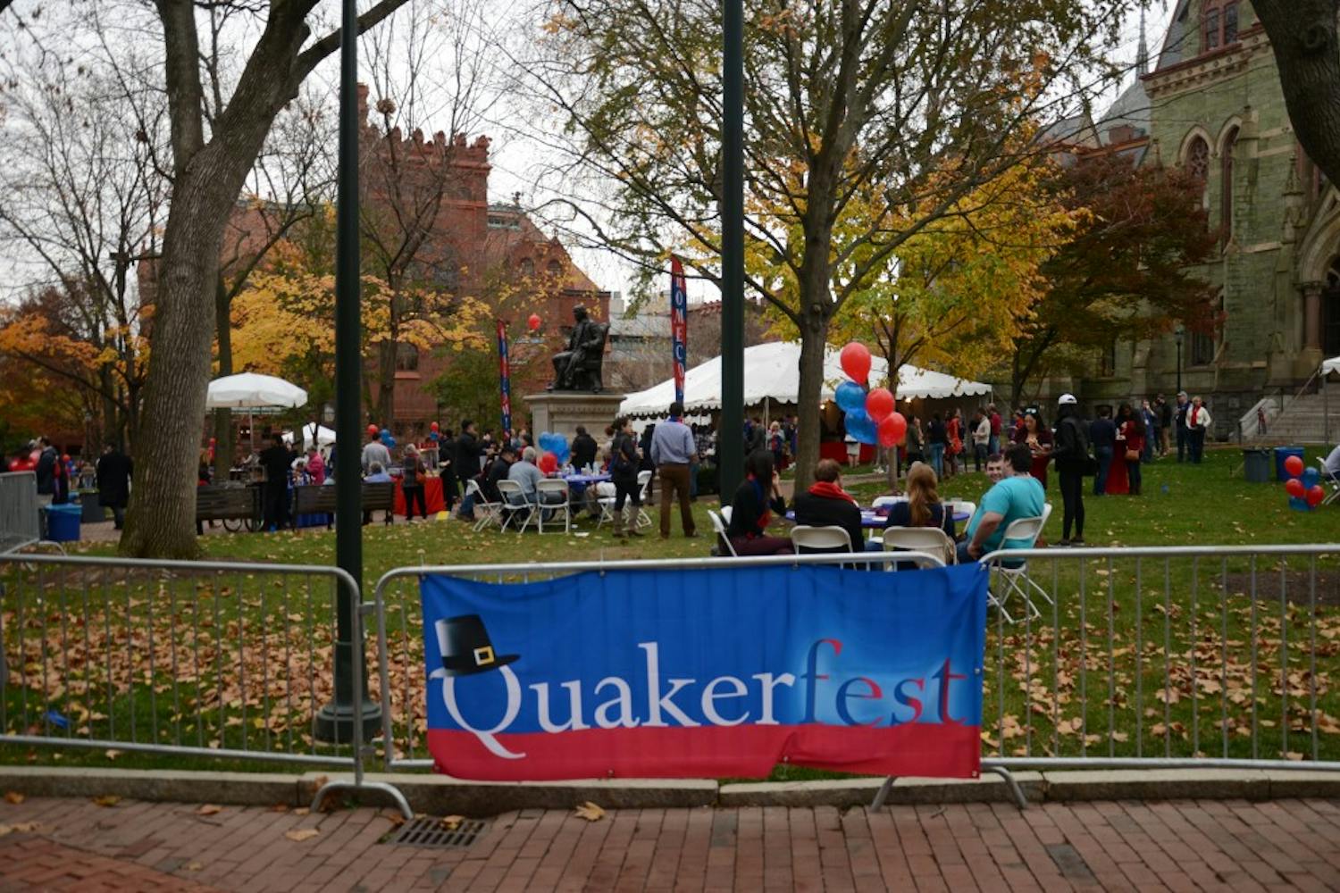 Quakerfest was in full swing Saturday afternoon.