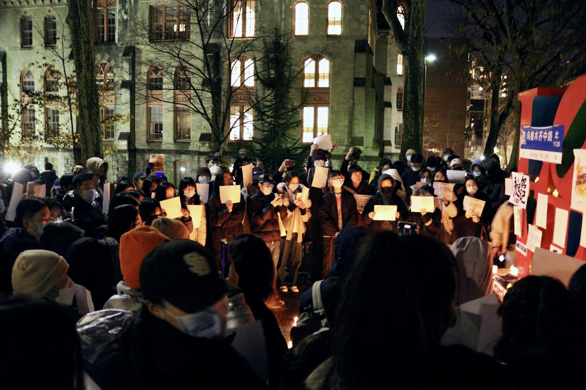 11-29-22 vigil for urumqi (Abhiram Juvvadi)6.JPG