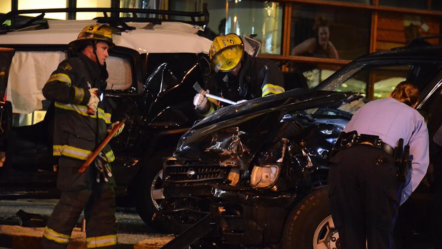 Crash at 40th and Walnut