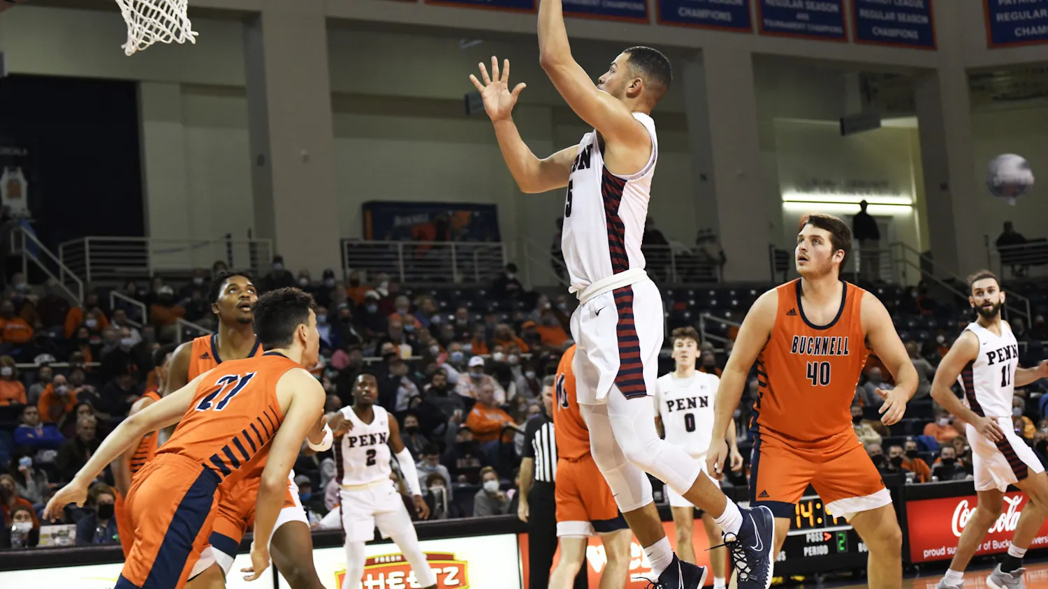 11-14-2021 Men's Basketball versus Bucknell Jelani Williams (Carol Gao).jpg