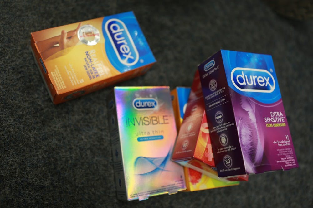 Free condoms are among Penn’s array of sexual health offerings.