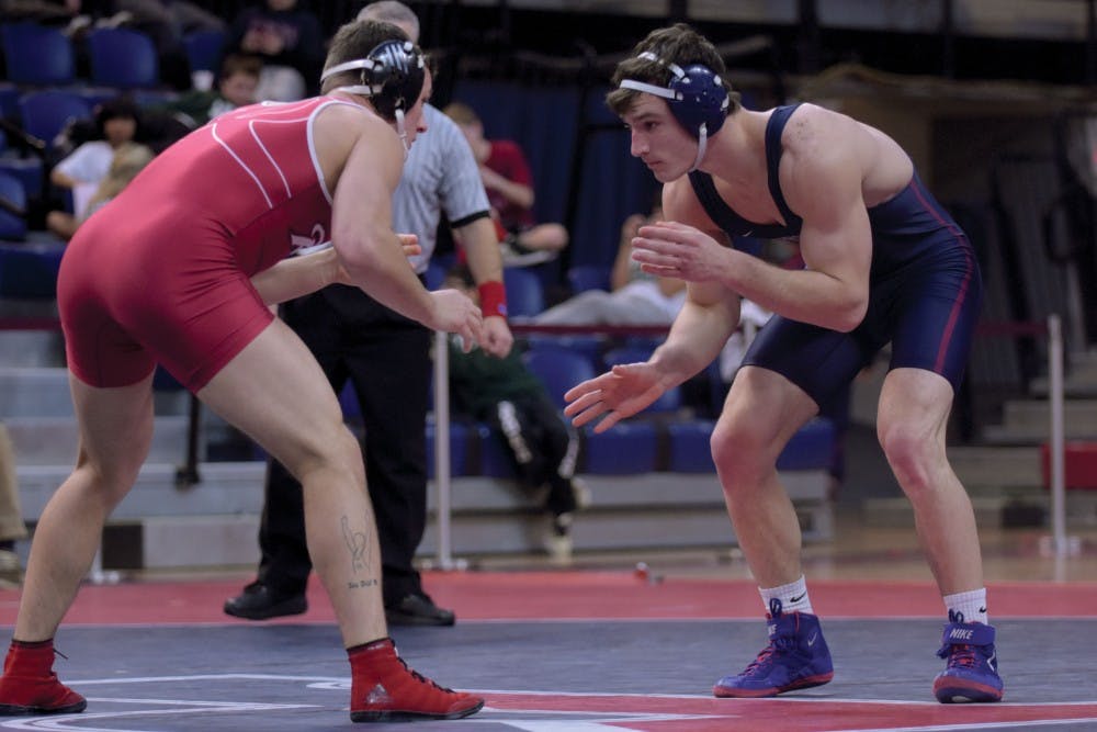 Senior 174-pounder Casey Kent was critical in Penn wrestling's sweep of action on Saturday, securing a technical fall and major decision in his two bouts.