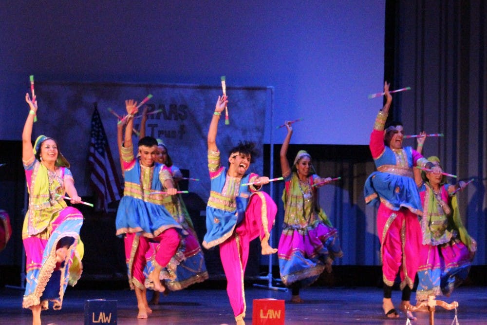 PennRAAS, Penn's premiere garba/raas team specializing in traditional Indian folk dance, performed at the South Asia Society show last week.