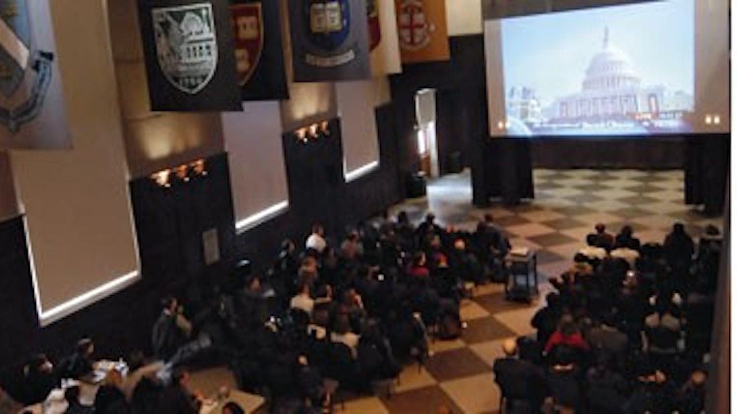 On-campus inauguration viewings capture energy of Washington, D.C.