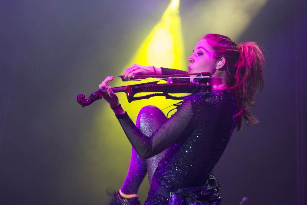 Lindsey Sterling performed at the Forbes Under 30 concert on Tuesday night.