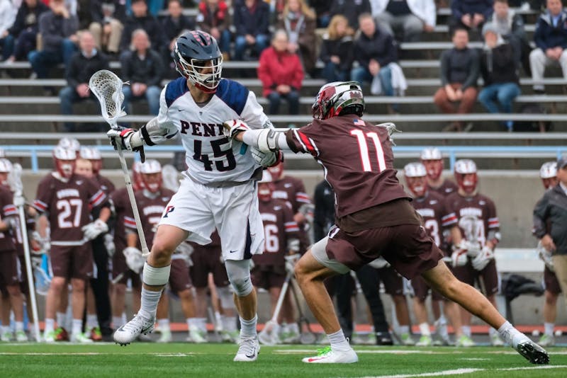 Top-seeded Penn men's lacrosse edges past Brown in Ivy League ...