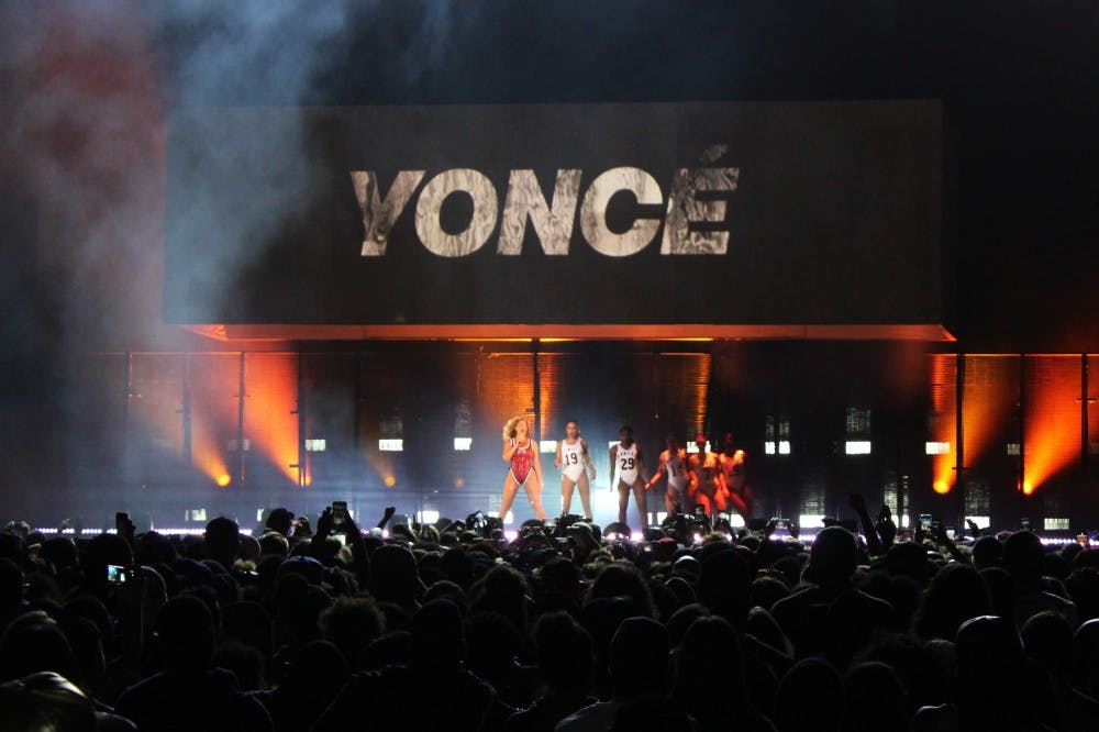 Beyonce headlined the Made in America festival on Saturday night.