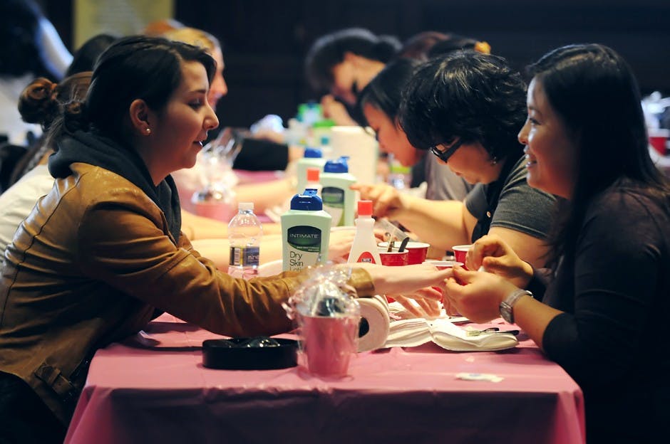 Manicures promote breast cancer awareness