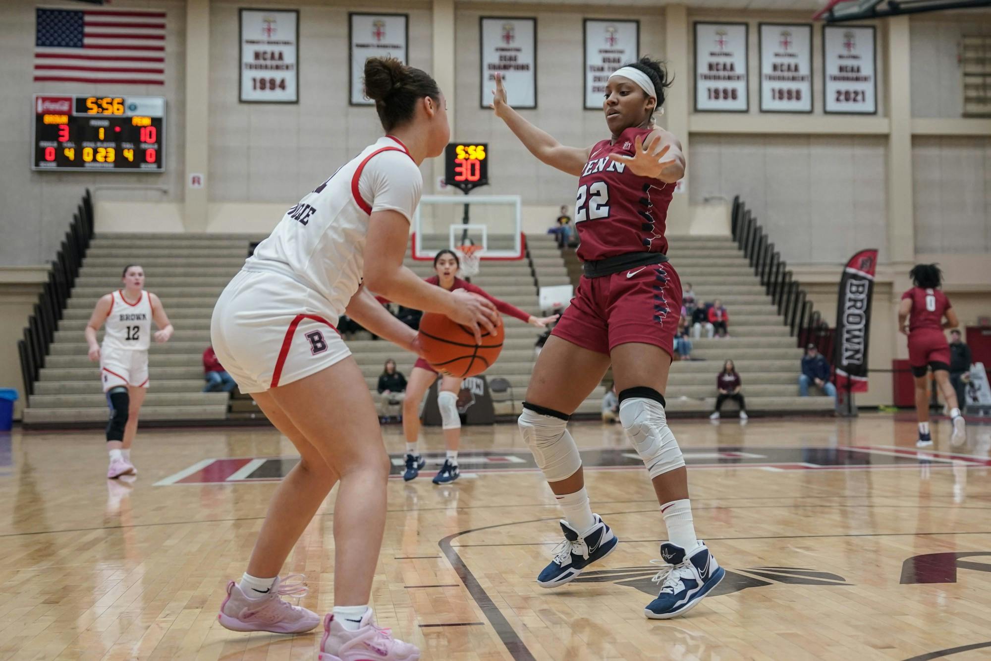02-18-23 Women's Basketball vs Brown Sydnei Caldwell (Anna Vazhaeparambil)-01.jpg