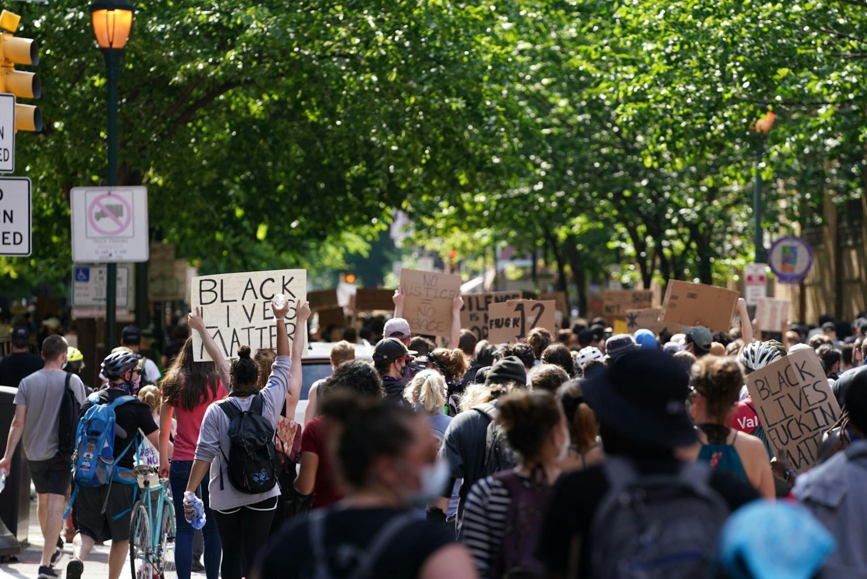 Black Lives Matter Walk from Liberty Philadelphia George Floyd Protest Sixth Day.jpg