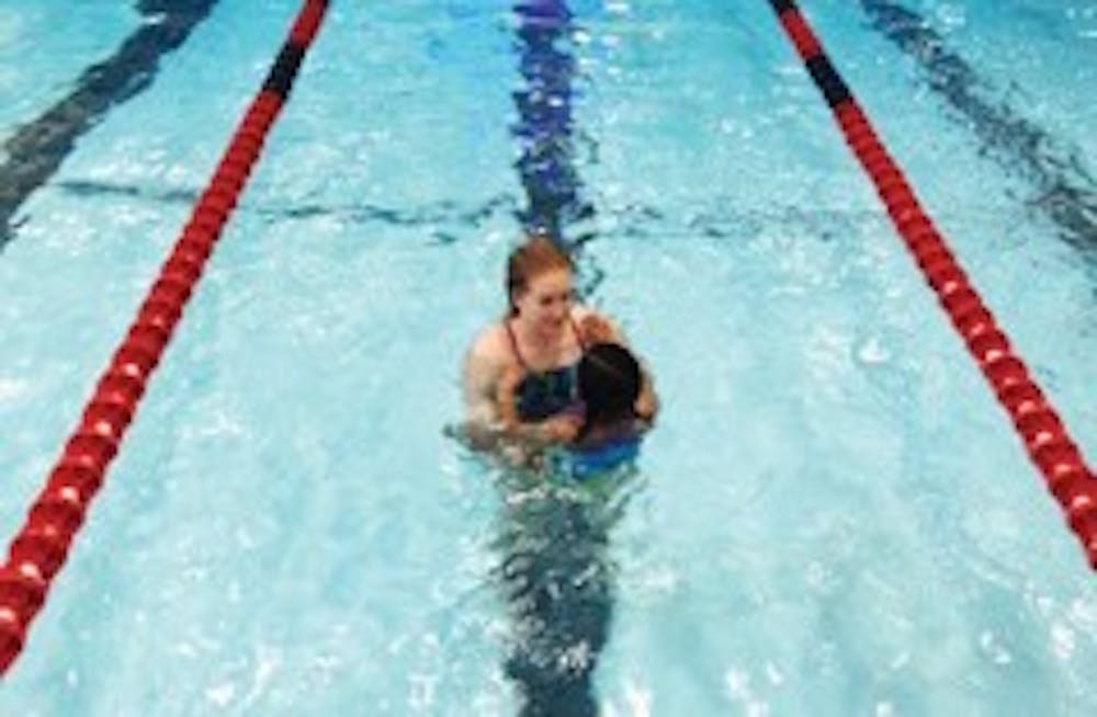 We Can Swim! volunteers taught West Philadelphia children to swim at Pottruck this past Saturday. 