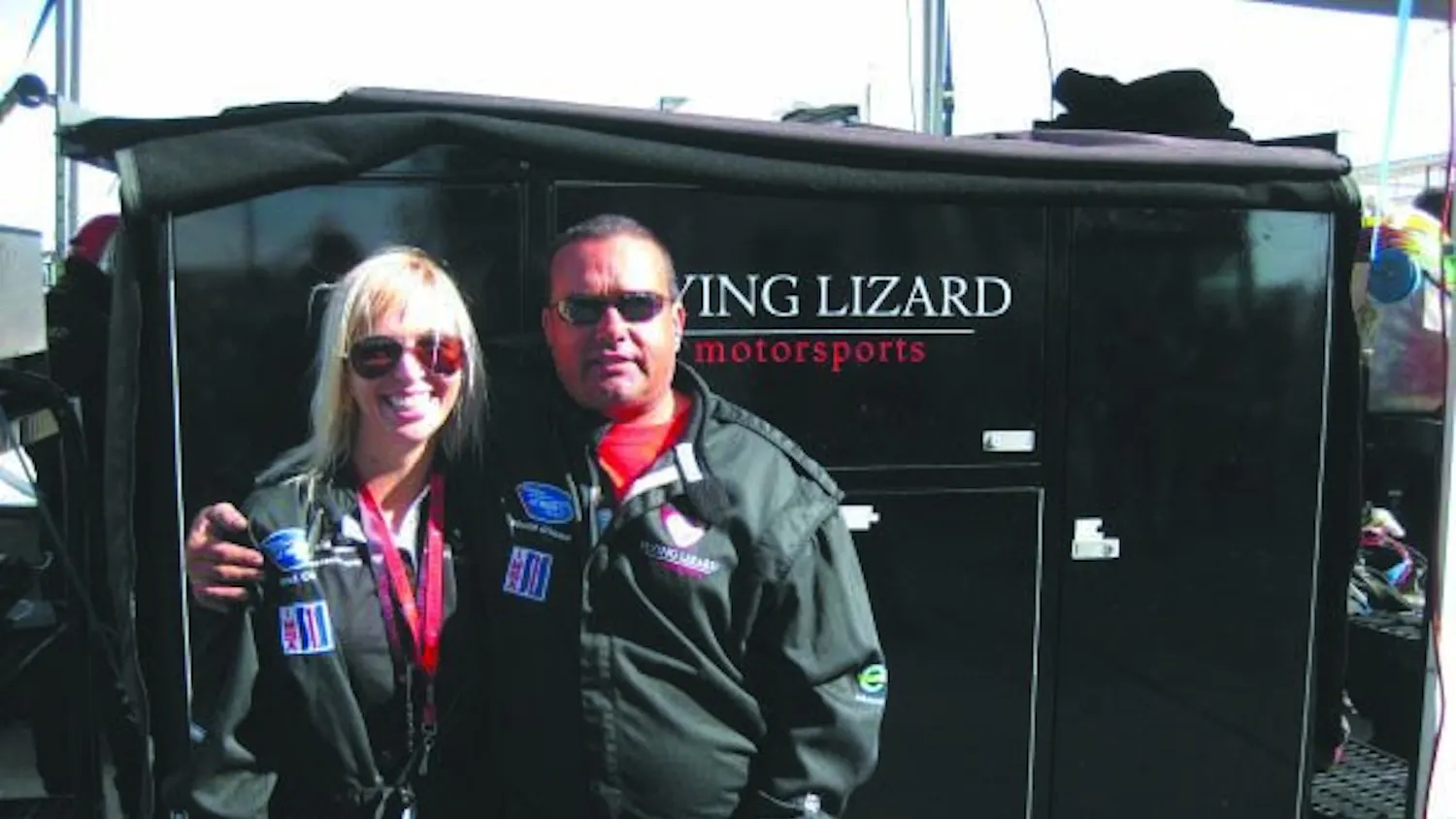 College sophomore Erica Liebman (left) is back at Penn after a twelve-year break from school. During her time off, she spent time as a car mechanic and racing cars.
