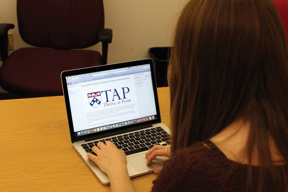 While freshmen completed the Thrive At Penn module over the summer, upperclassmen now need to complete TAP again.