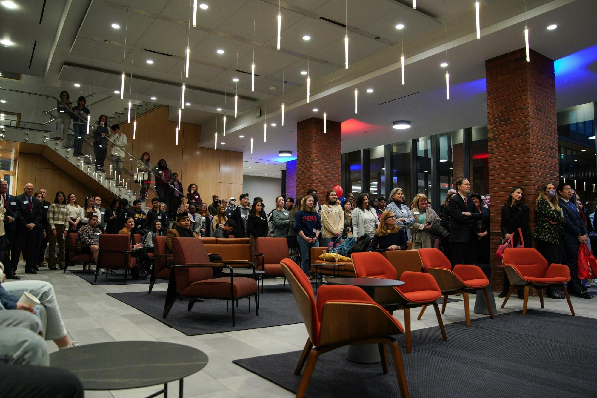 02-02-23 Gutmann College House Naming Ceremony Crowd (Anna Vazhaeparambil).jpg