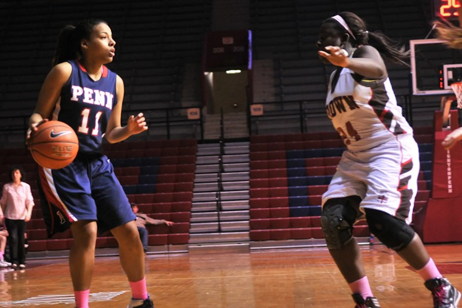 Women's Hoops victory over Brown