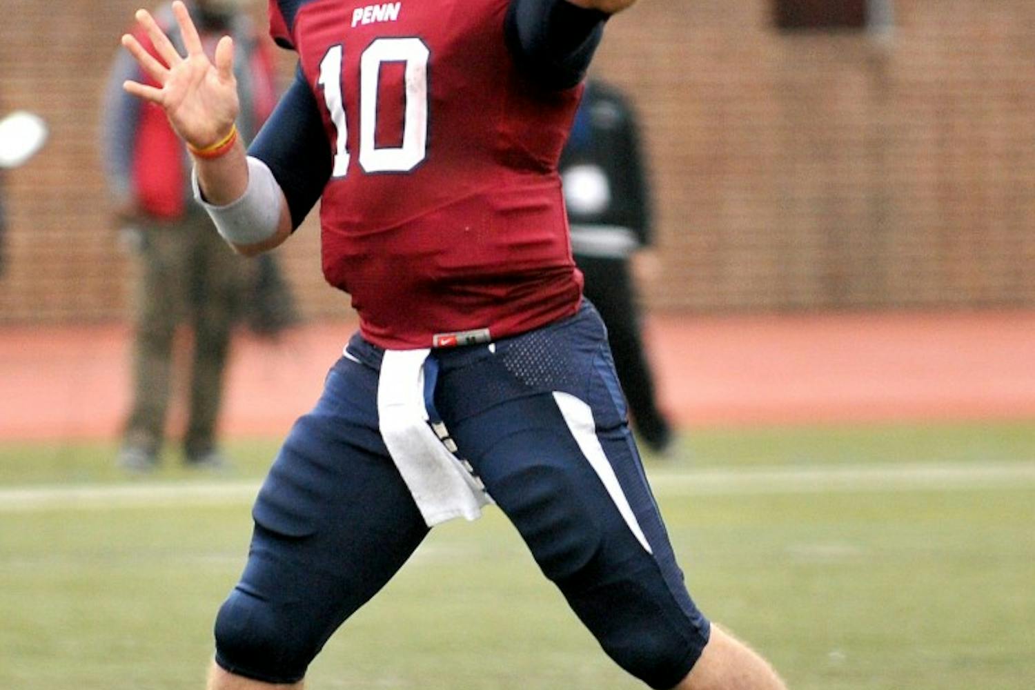 After suffering an ankle injury in last year’s home finale against Harvard, senior quarterback Billy Ragone is ready to take the reins once again as Penn’s field general. After a slow start to last season, Ragone was an essential part of Penn’s close Ivy victories, orchestrating multiple game-winning drives.