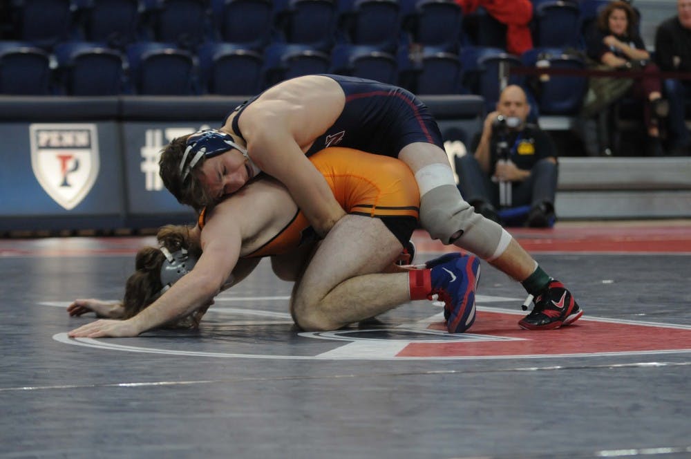 Finally back on the mat after missing the fall in order to stay eligible, Penn wrestling fifth-year senior Brooks Martino is making sure he leaves Philadelphia with no regrets in his final season.
