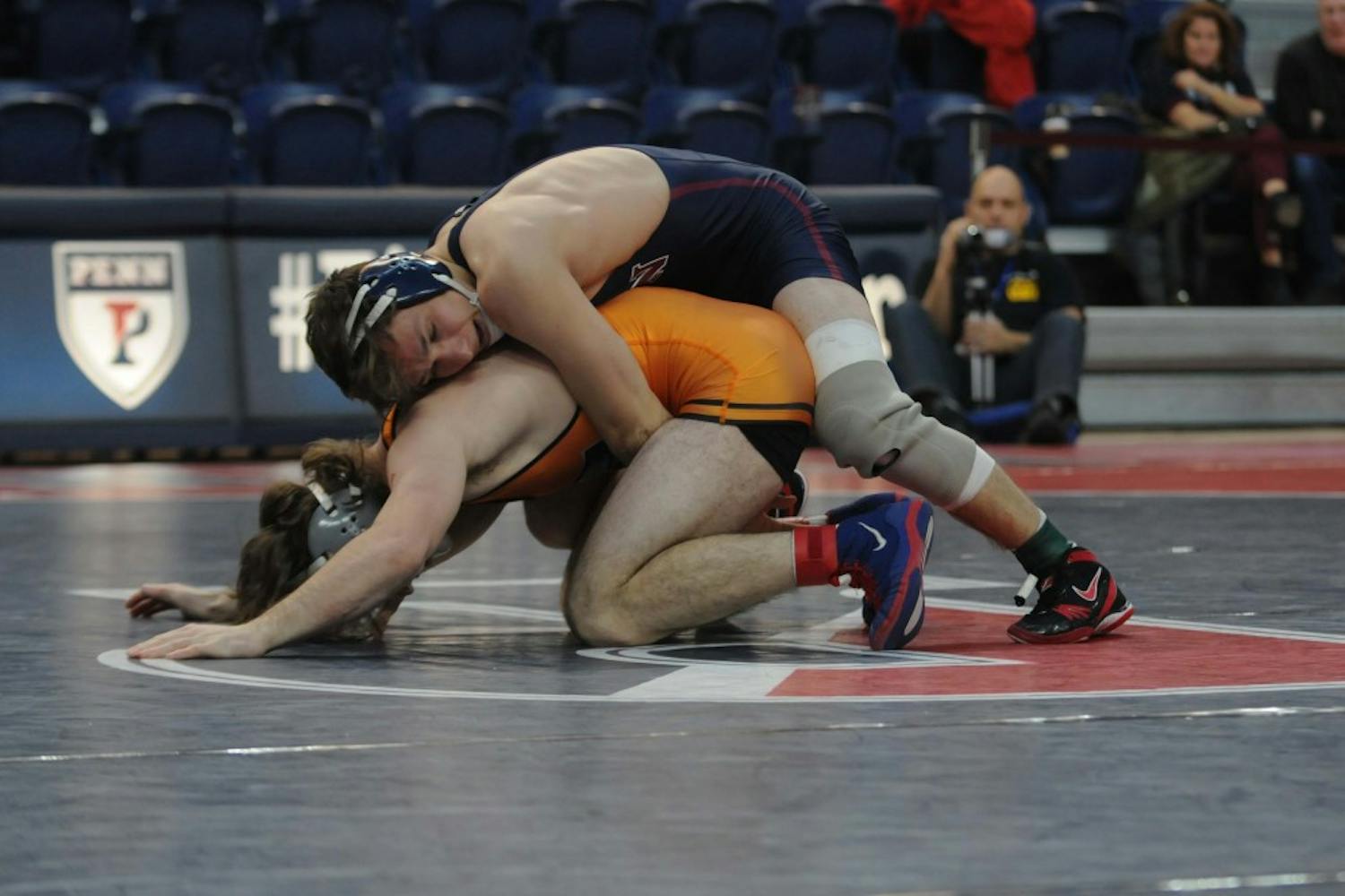 Finally back on the mat after missing the fall in order to stay eligible, Penn wrestling fifth-year senior Brooks Martino is making sure he leaves Philadelphia with no regrets in his final season.