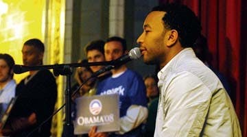 A Penn Legend serenades campus