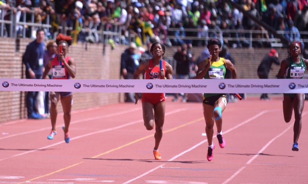 Penn Relays (track events): Saturday 12:30pm - 2:55pm