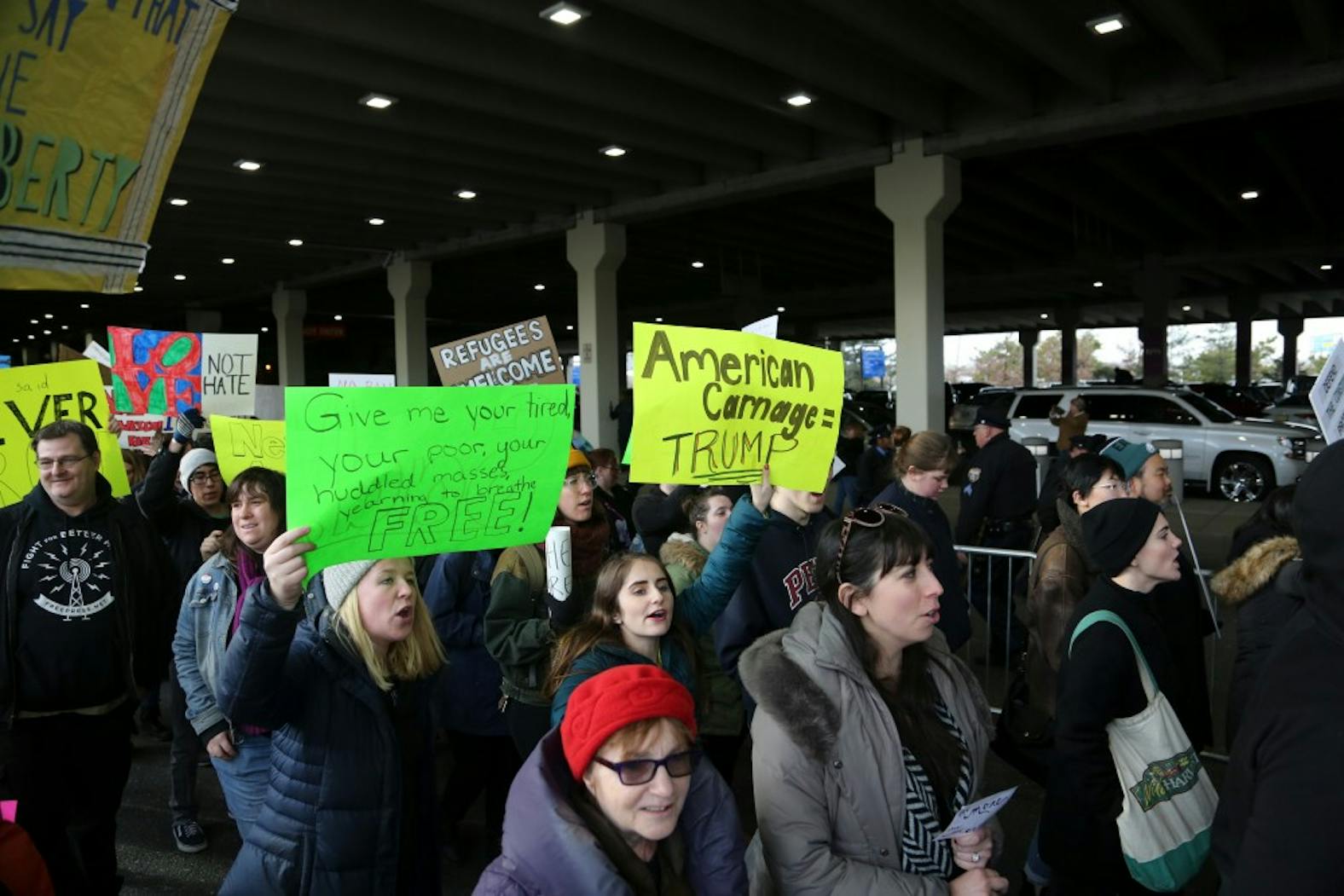 Philadelphia International Airport protest