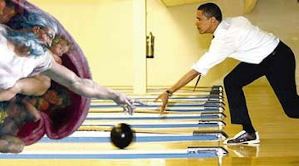 *Obama defeats Hillary in bowl-off at Strikes