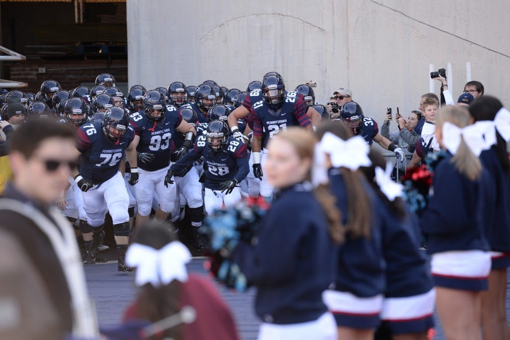 Photo feature: Penn football beats Cornell, clinches share of Ivy title