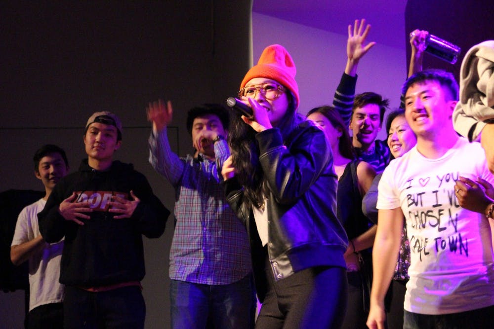 Awkwafina performed at Penn Museum on Thursday.