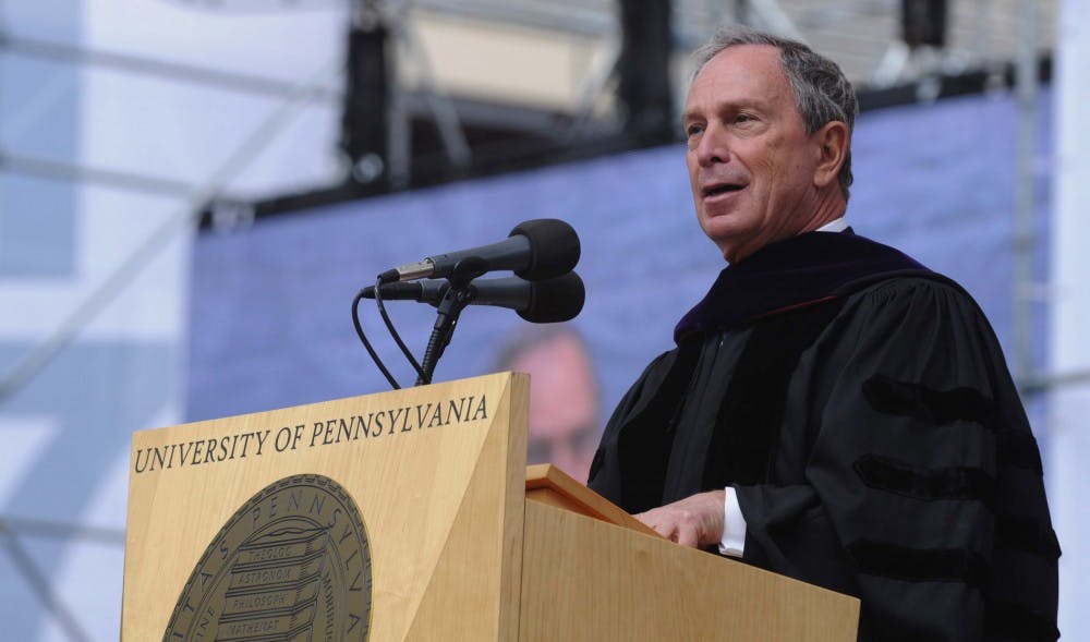 2008 Commencement ceremony of the University of Pennsylvania.Michael Bloomberg