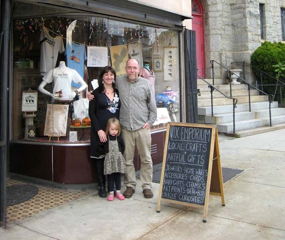 	Emily Dorn and her husband Sean Dorn, who own crafts store VIX Emporium, participated in American Express’ Small Business Saturday last Saturday. The event gave cardholders a $10 statement credit when they spent more than $10 at a local business. 