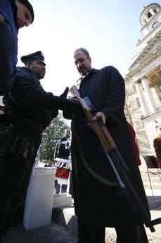 Leave the gun, take the groceries