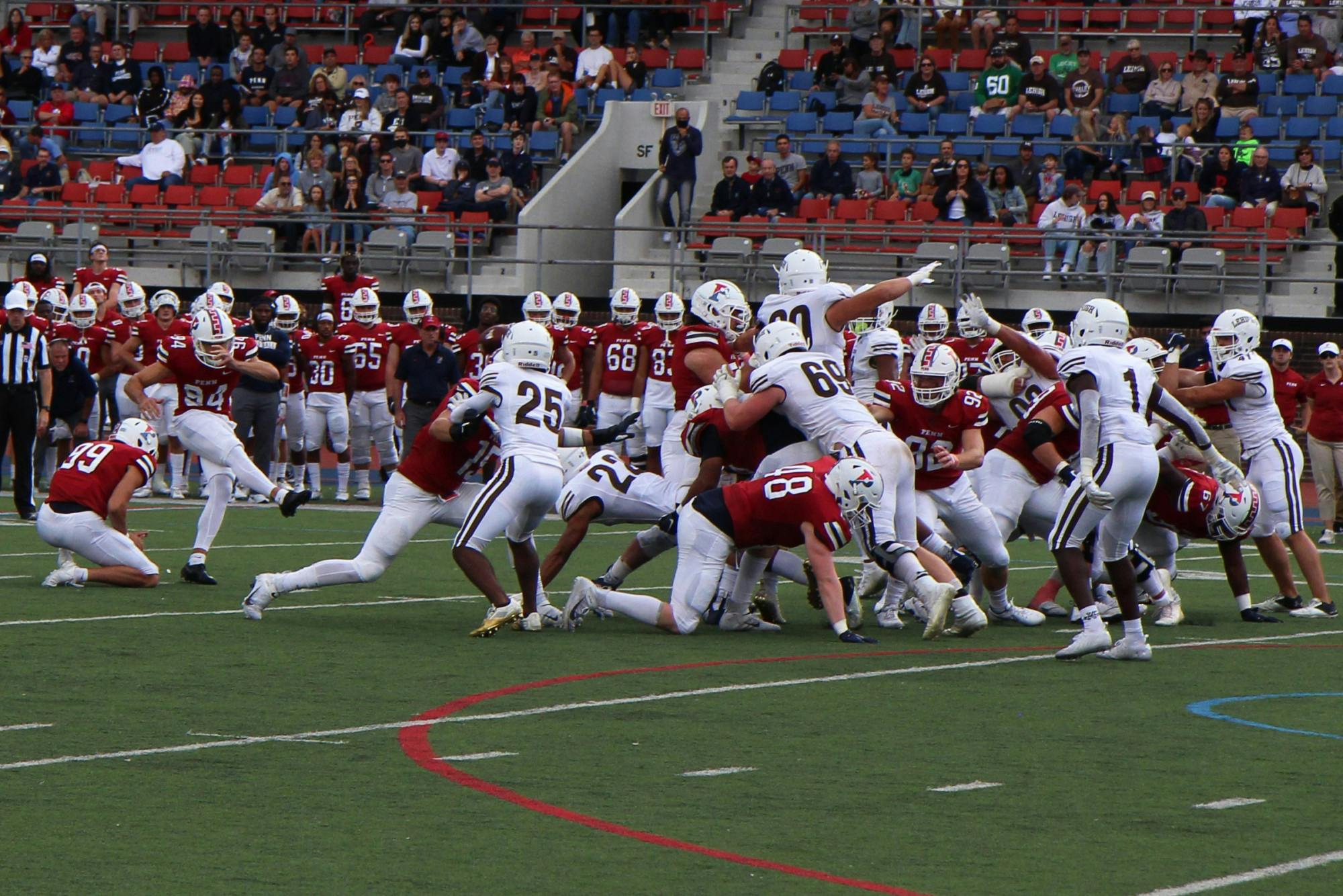 10-9-2021 Football vs Lehigh Daniel Karrash (Louis Zhang).JPG