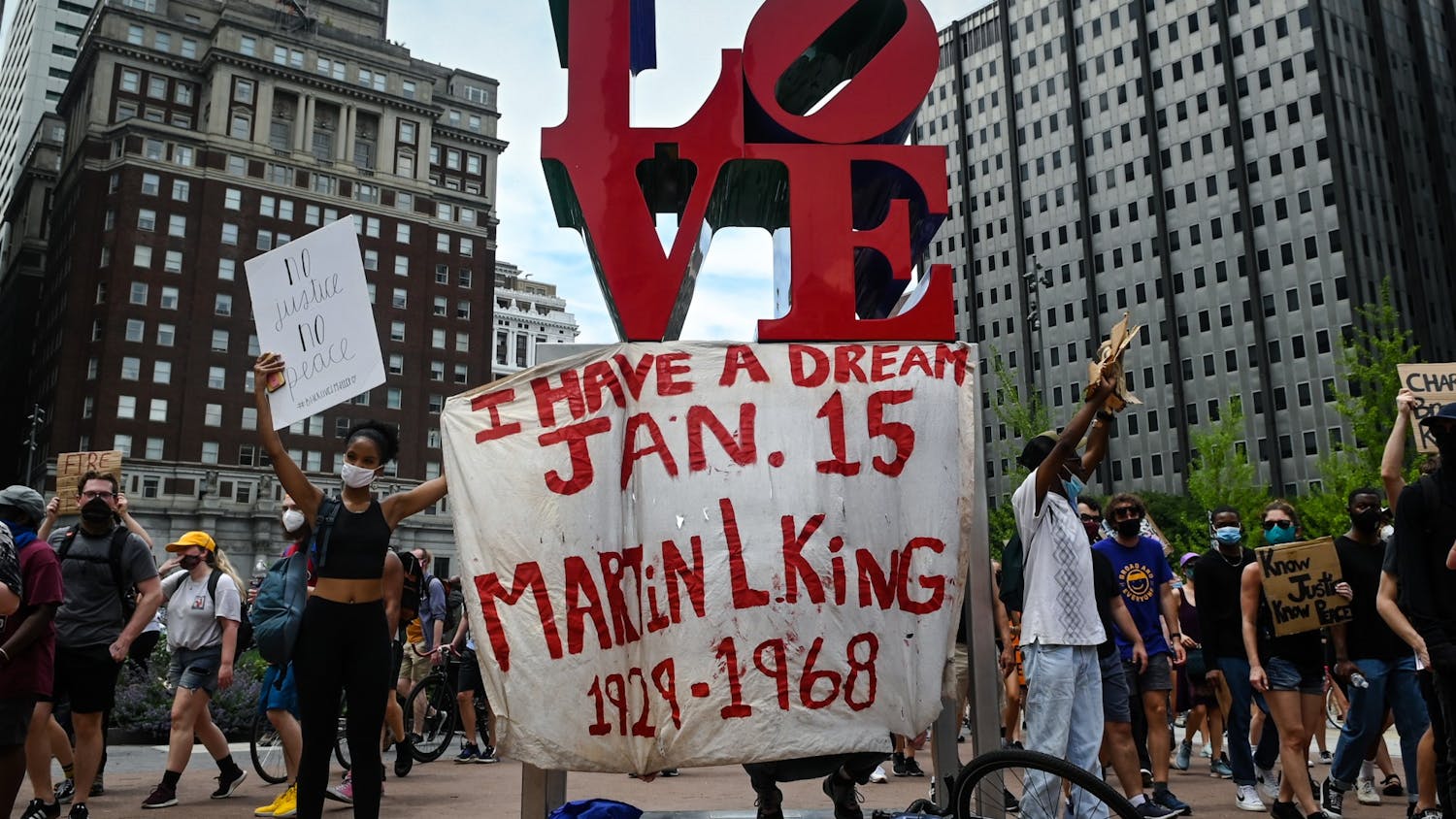 06-06-20 I Have A Dream LOVE Statue MLK Black Lives Matter Protest.jpg