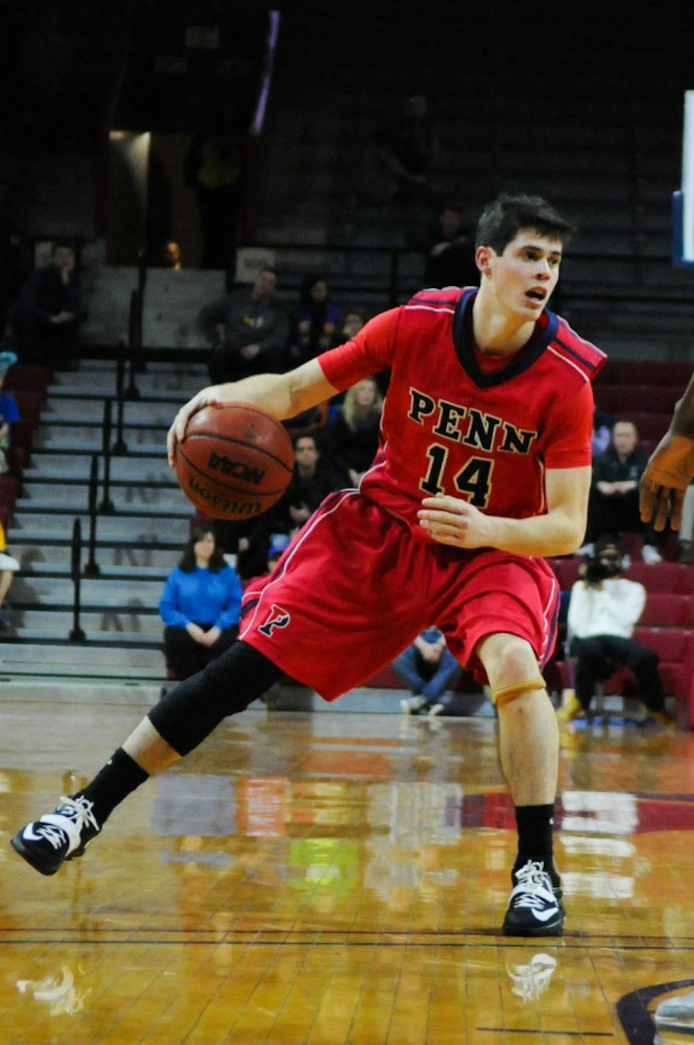 Sophomore guard Matt Poplawski scored a career high seven points and hit two three pointers as Penn basketball narrowly fell to Dartmouth, 67-62.