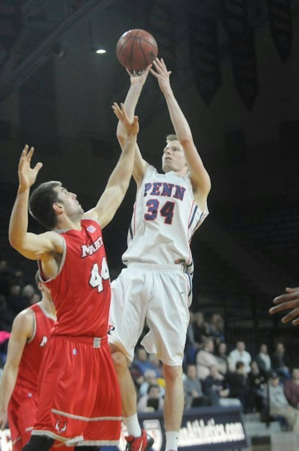 Freshman forward Sam Jones has played a solid role for Penn basketball so far as a sharp shooter. However, he played just 10 minutes and went 0-for-3 in Dec. 30's loss to La Salle.