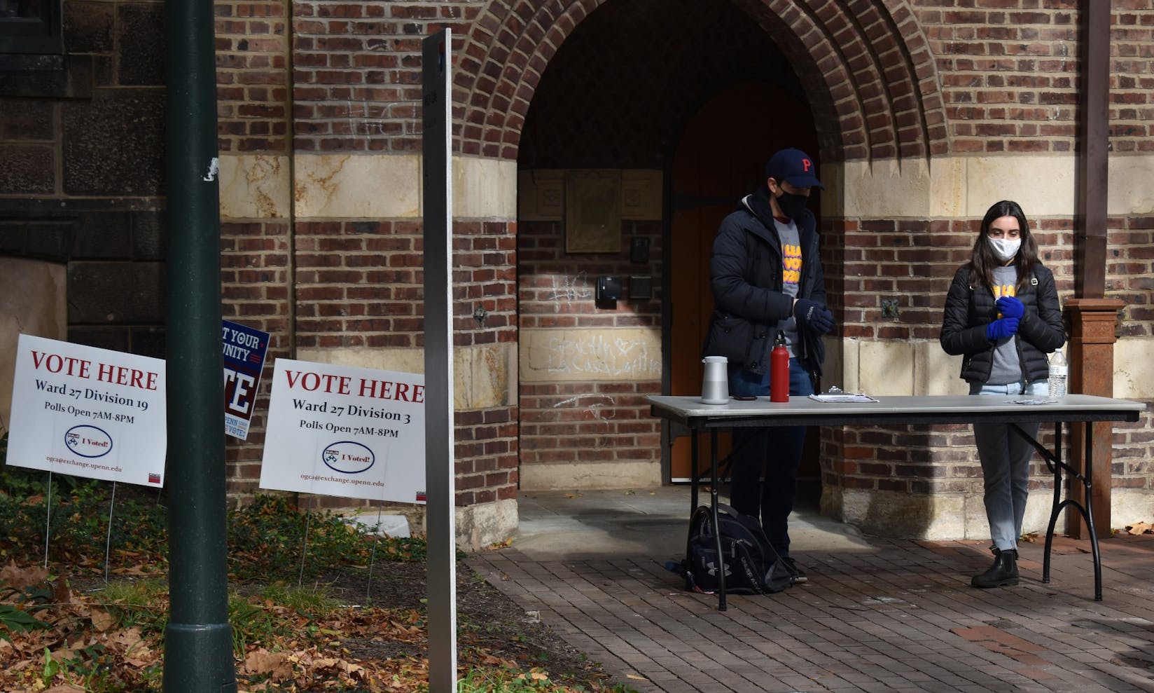 Election 2020 Photo Essay Vote Here Ward 27 Division 3 Arch (Ana Glassman).jpg