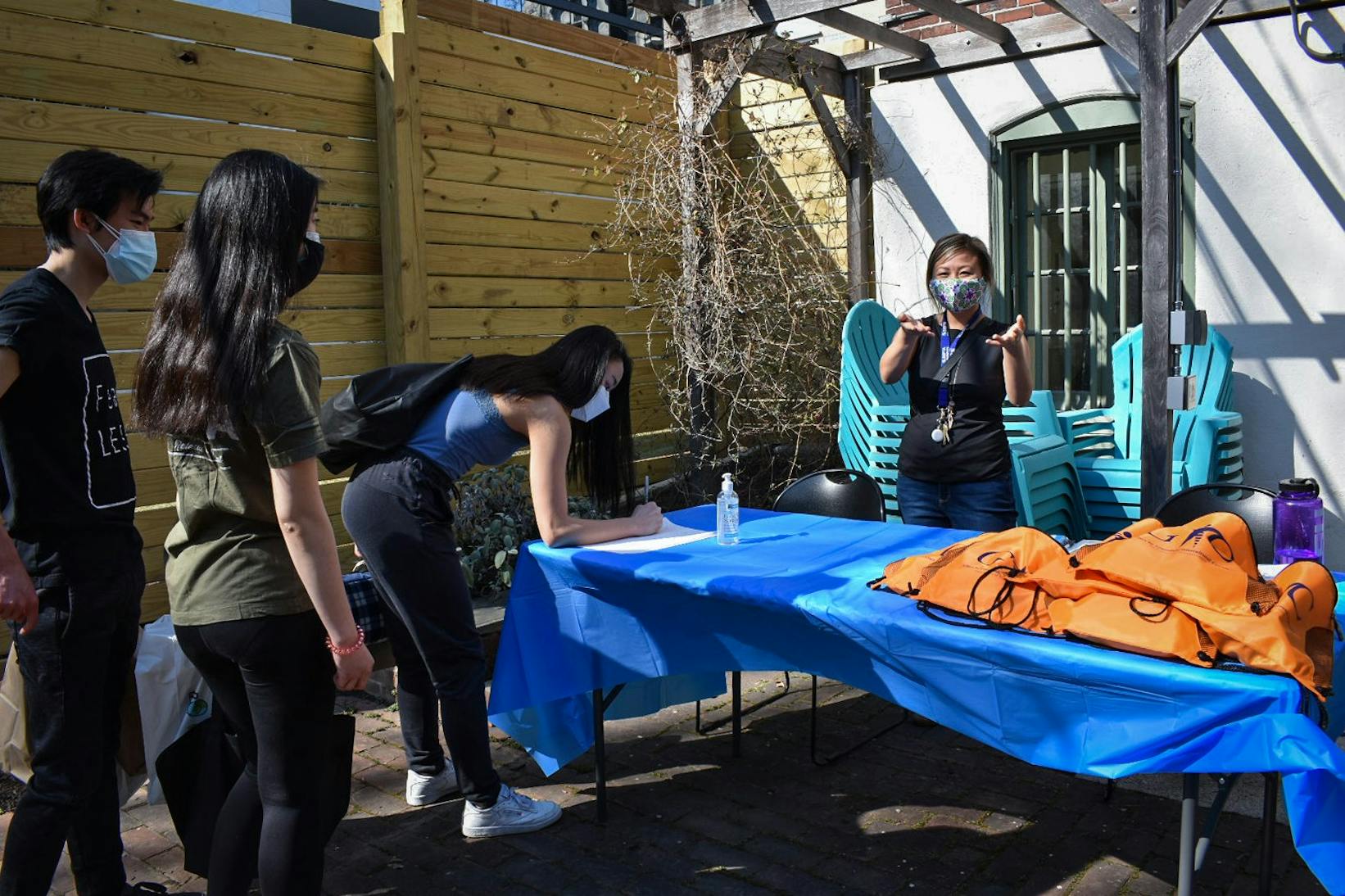 03-11-21 Spring Stay COVID-19 Masks Greenfield Intercultural Center GIC Grab and Greet (Samantha Turner).JPG