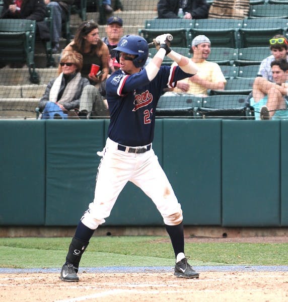 Baseball victory against Lafayette, final score 3-0.  Connor Cuff pitching.  