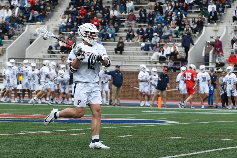 No. 12 Penn men’s lacrosse falls to No. 10 Yale to end perfect Ivy League record