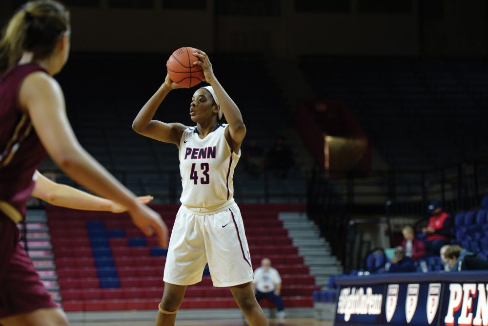 Junior forward Michelle Nwokedi had another outstanding game with 24 points and nine rebounds, but Penn women's basketball fell at the buzzer in overtime.