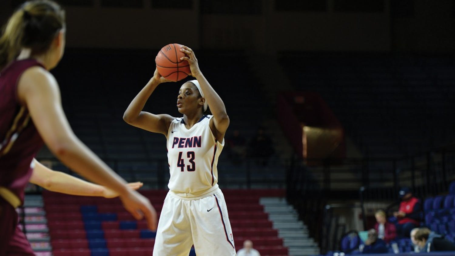 Junior forward Michelle Nwokedi had another outstanding game with 24 points and nine rebounds, but Penn women's basketball fell at the buzzer in overtime.