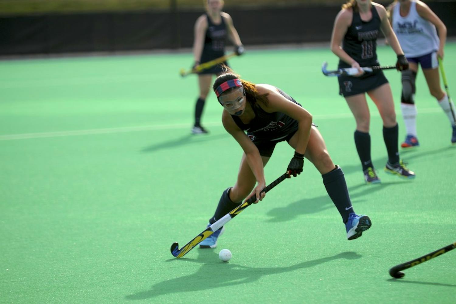 Junior forward/midfielder Rachel Huang has come through in a big way for the Quakers as of late, with three goals in her last two games. 