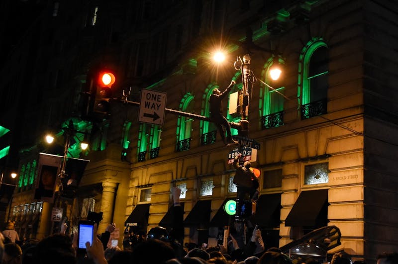 Philadelphians take to the streets to celebrate the Eagles' Super Bowl victory