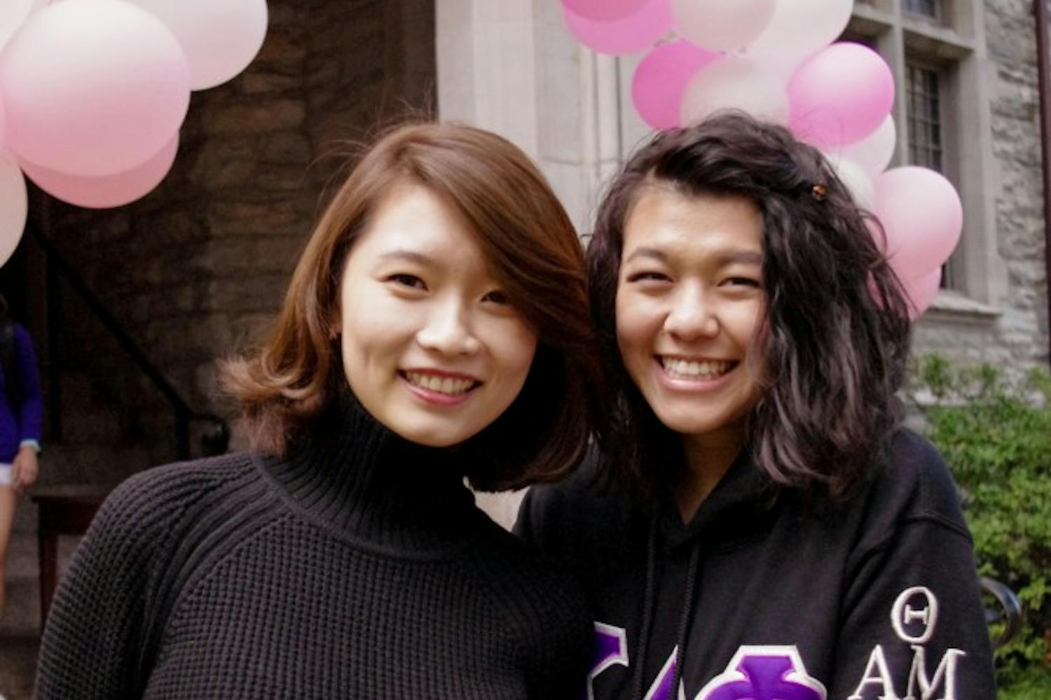 Members of Penn's aKDPhi their 14th Annual Breast Cancer Awareness Coffeehouse this past Friday.