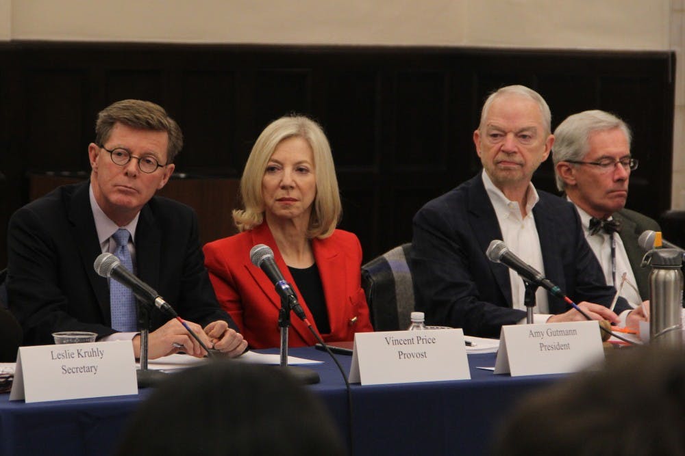 Issues of divestment, retirement benefits, sexual assault, and Penn's commitment to religion as an aspect of diversity were raised at the University Council's first open forum of the year. 