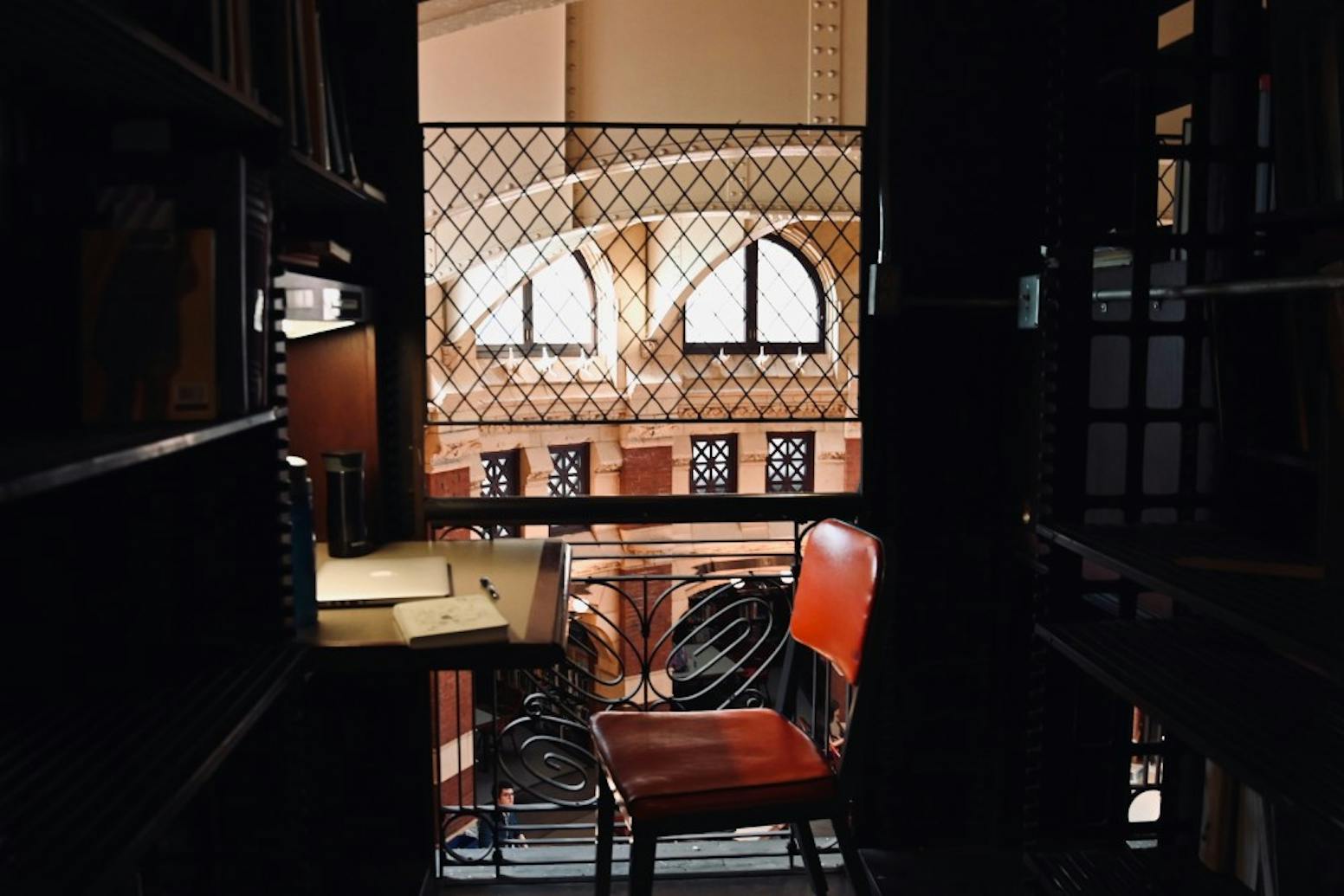 fisher fine arts library carrel